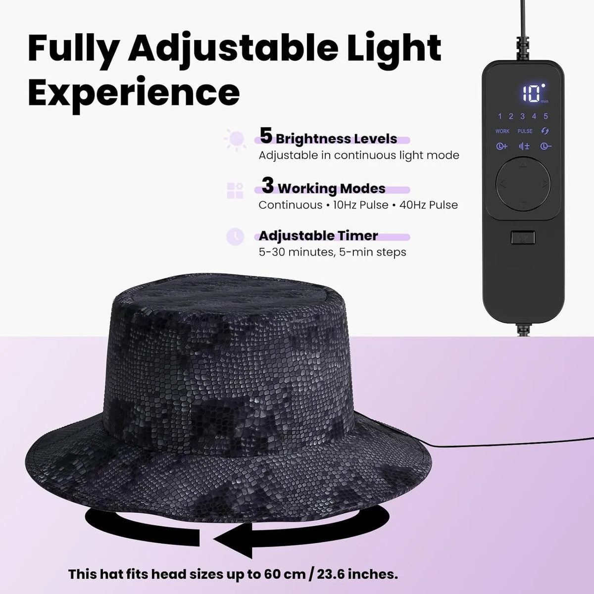120-LED Laser Helmet — Triple Wavelength Hair Restoration - Matos