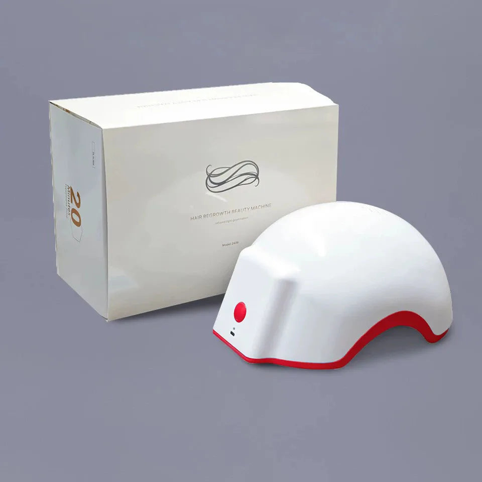 Casque LED 168 — Repousse Capillaire à Lumière Rouge