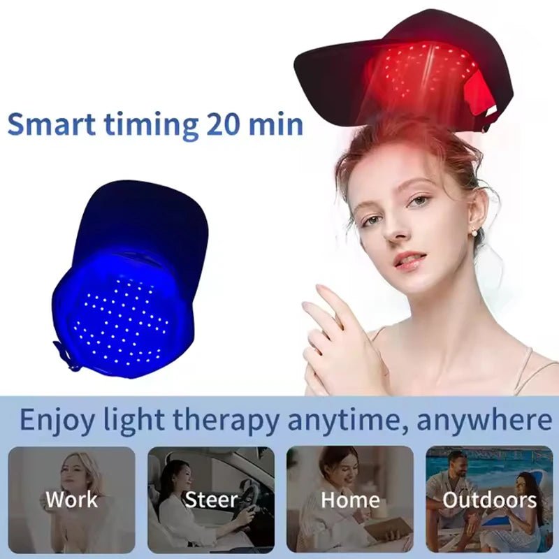 Casque LED 4 Modes — Luminothérapie Rouge & Infrarouge - Matos